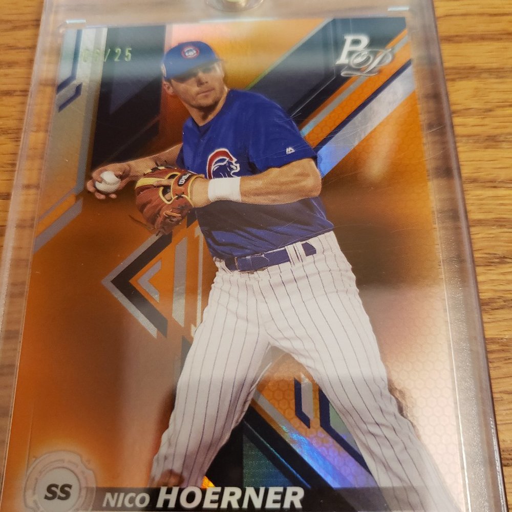 2020 Bowman baseball Platinum HOERNER rookie card